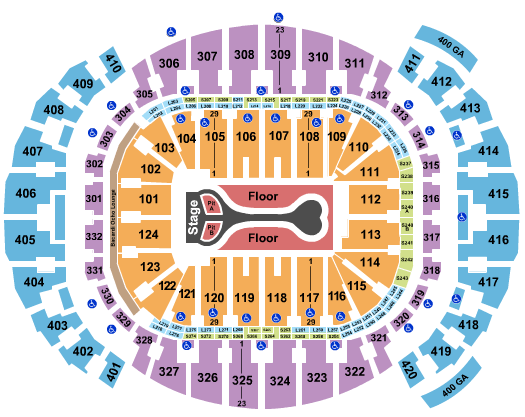 Kaseya Center Benson Boone Seating Chart